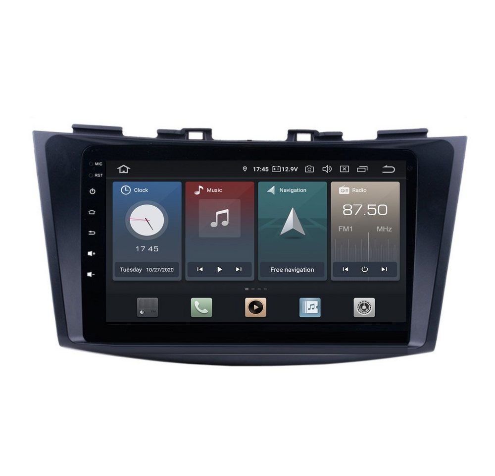 TAFFIO Für Suzuki Swift 9 Touchscreen Android Autoradio GPS CarPlay Einbau-Navigationsgerät" von TAFFIO