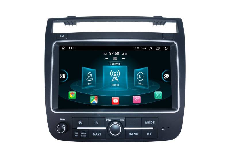 TAFFIO Für VW Touareg RCD510 RCD550 7 Touchscreen Android Autoradio CarPlay Einbau-Navigationsgerät" von TAFFIO
