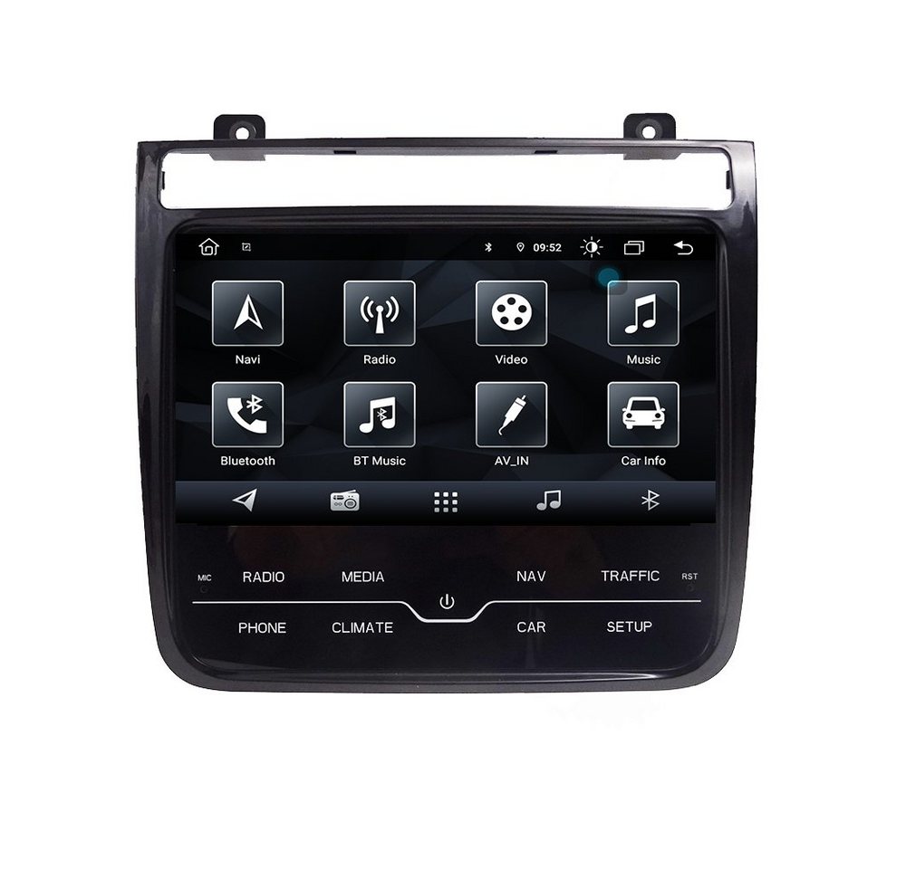 TAFFIO Für VW Touareg RCD510 RCD550 9 Touchscreen Android Autoradio CarPlay Einbau-Navigationsgerät" von TAFFIO