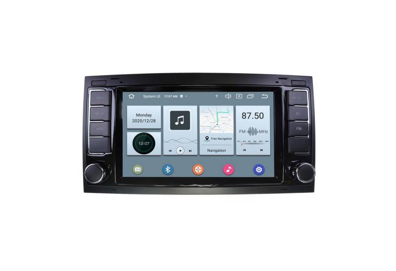 TAFFIO Für VW Touareg T5 Multivan 7"Touchscreen Android Autoradio DVD CarPlay Einbau-Navigationsgerät von TAFFIO