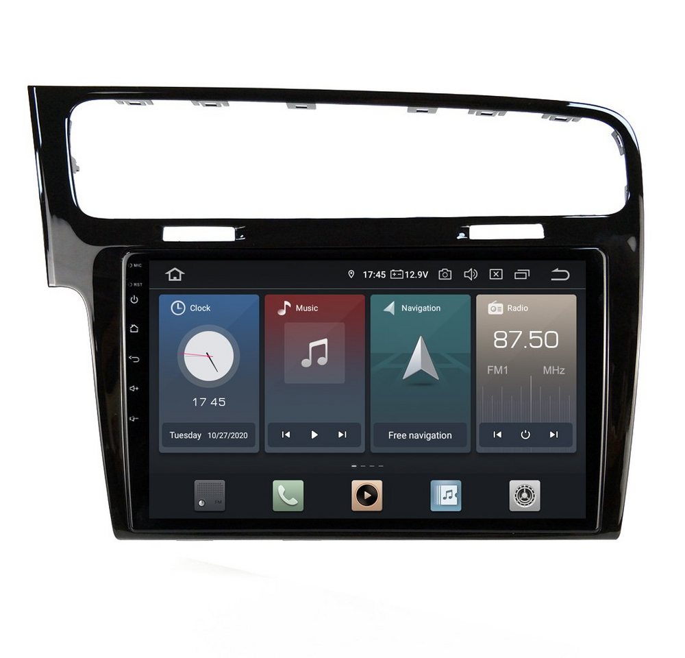 TAFFIO Für Volkswagen Golf 7 VII 10 Touch Android Radio CarPlay AndroidAuto Einbau-Navigationsgerät" von TAFFIO