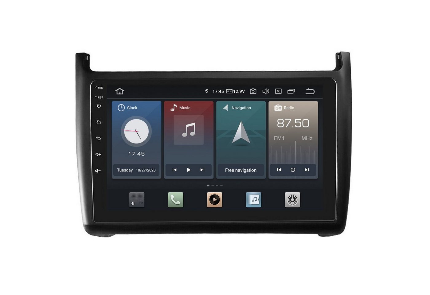 TAFFIO Für Volkswagen Polo V 6C 6R 9 Touch Android Autoradio GPS CarPlay Einbau-Navigationsgerät" von TAFFIO