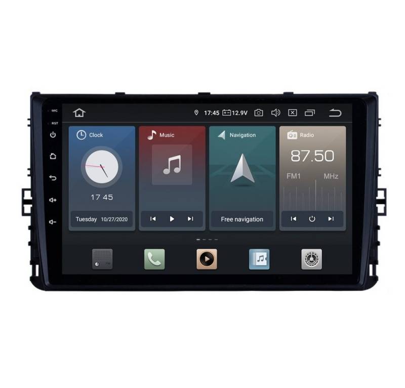 TAFFIO Für Volkswagen PoloT-ROC SportsvanT6-9"Touch Android Radio GPS CarPlay Einbau-Navigationsgerät von TAFFIO