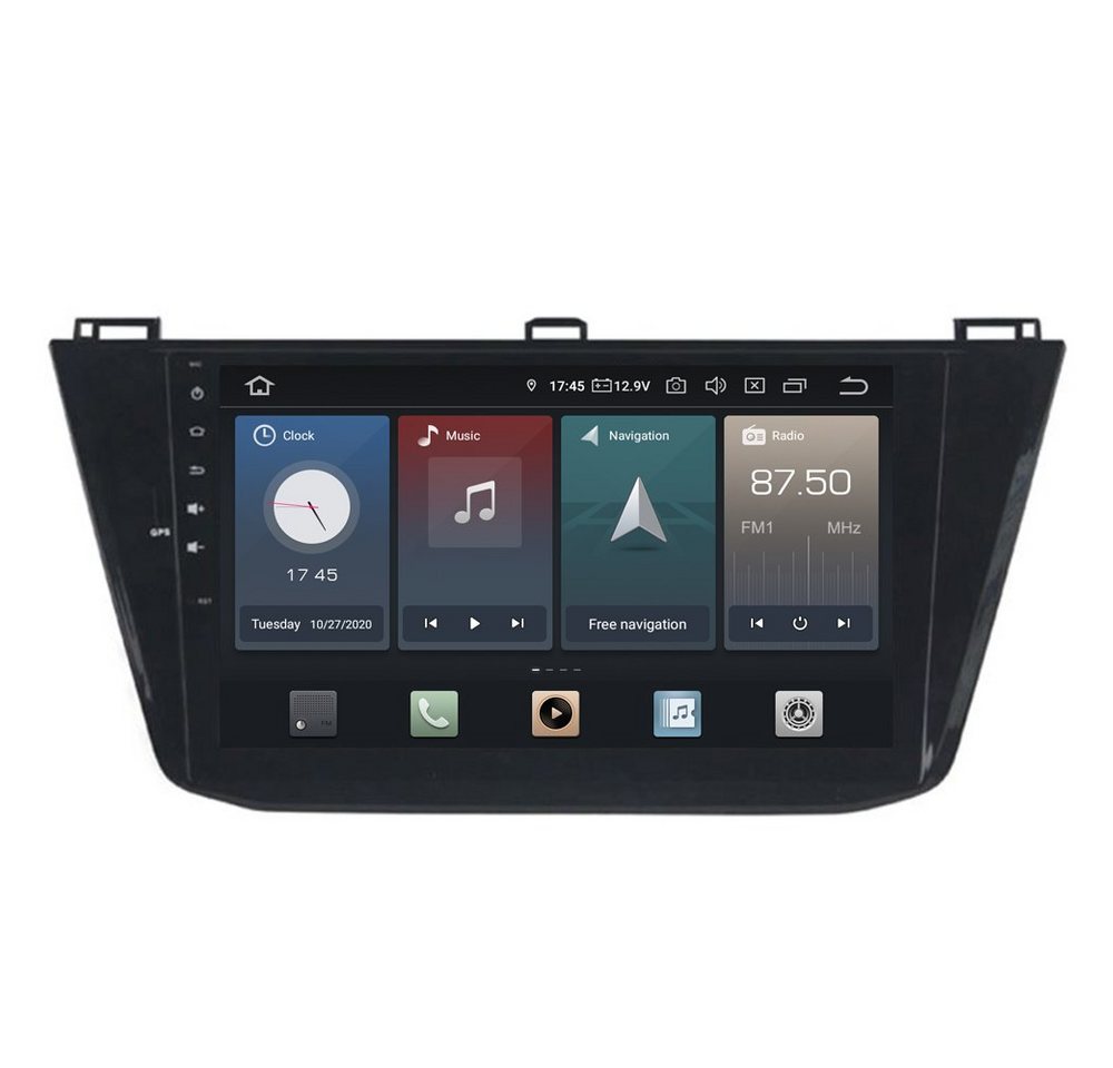 TAFFIO Für Volkswagen Tiguan 10 Touchscreen Android Autoradio GPS CarPlay Einbau-Navigationsgerät" von TAFFIO