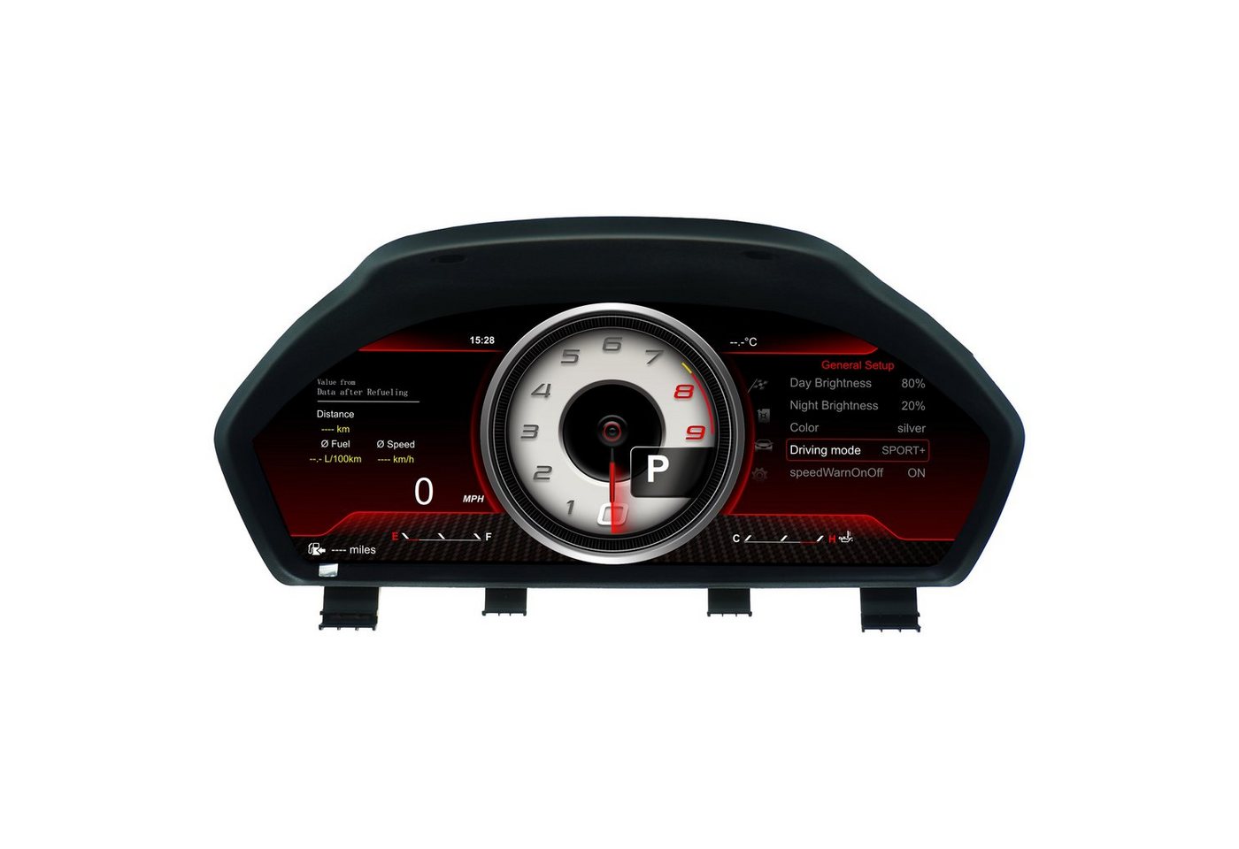 TAFFIO Tachometer Für BMW 1er - Reihe E81 E82 E87 E88 Digital Tacho Kombiinstrument LED von TAFFIO