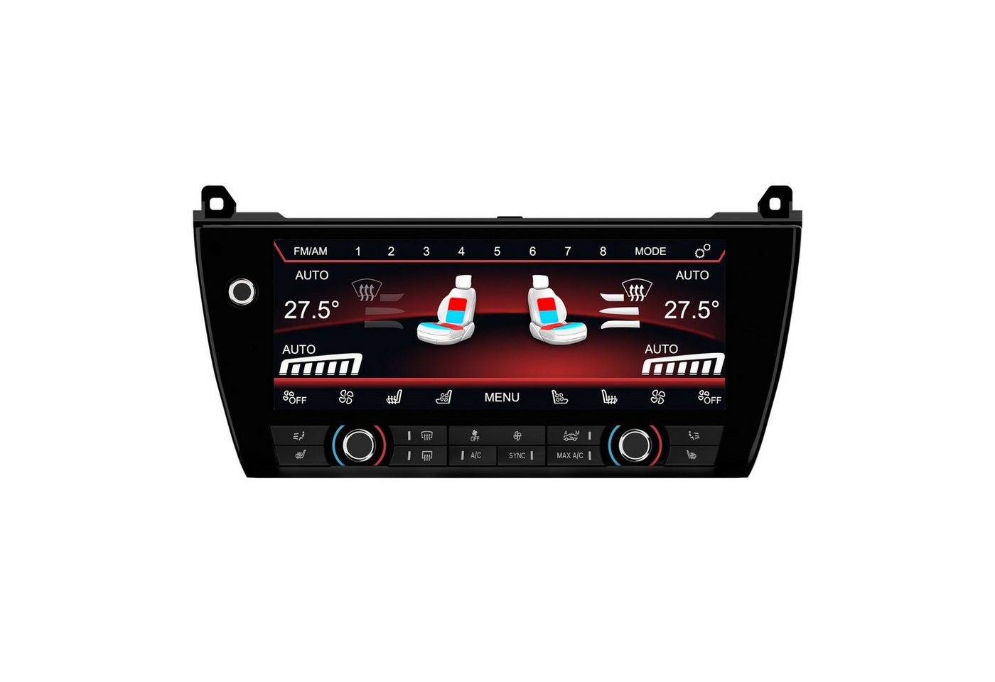 TAFFIO Tachometer Für BMW 5 Series F10 / F11 10,25 Touchscreen Klima AC Kontrollpanel" von TAFFIO