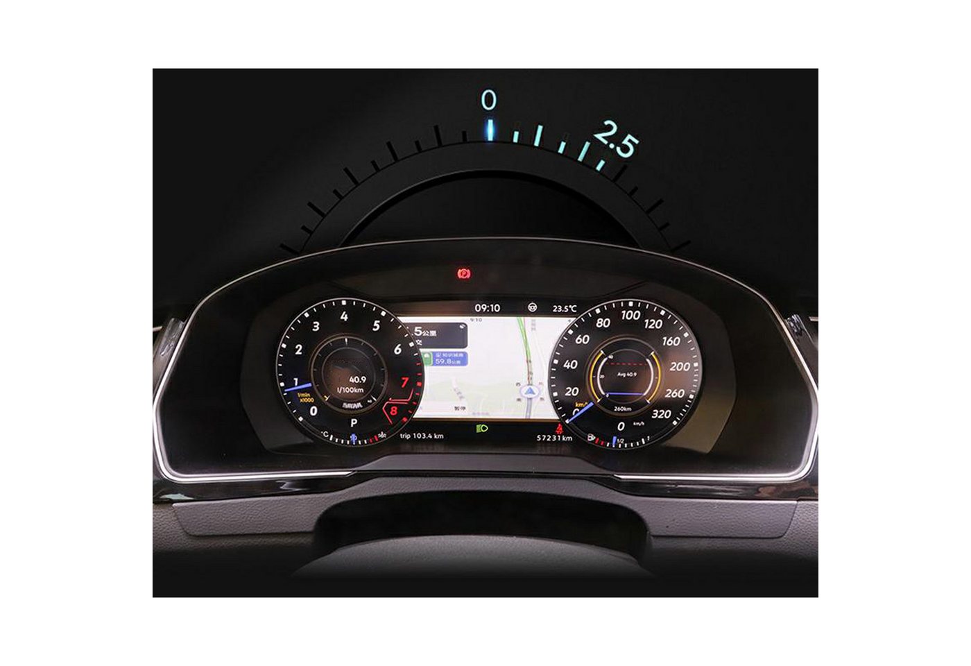 TAFFIO Tachometer Für VW Golf 7 VII MK7 GTI Digital Tacho Kombiinstrument LED TAFFIO Tachometer Für VW Golf 7 VII MK7 GTI Digital Tacho Kombiinstrument LED von TAFFIO