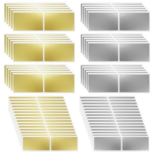 120 Stück Rubbelaufkleber Gold/Silber 2 Größe Groß Rubbellose Selber Machen Rubbel Etiketten Rubbelsticker Rubbeletiketten zum Aufkleben für Party Spiele Geschenk Postkarte Bastelarbeiten 120 Stück Rubbelaufkleber Gold/Silber 2 Größe Groß Rubbellose Selber Machen Rubbel Etiketten Rubbelsticker Rubbeletiketten zum Aufkleben für Party Spiele Geschenk Postkarte Bastelarbeiten von TAGOQUEN