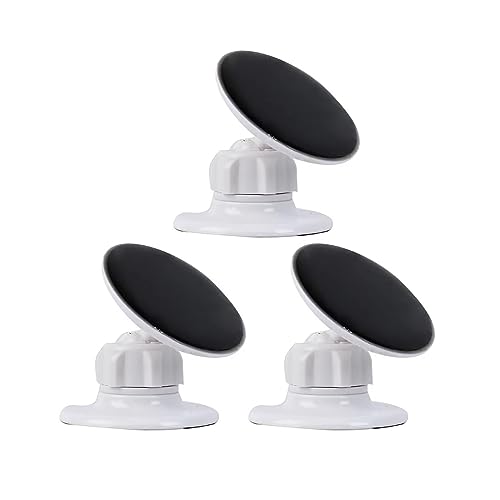 TAHUAON Magnetische Handyhalterung für Auto, Universell für Smartphones und GPS, 360 Grad verstellbar, Armaturenbrett, Weiß von TAHUAON