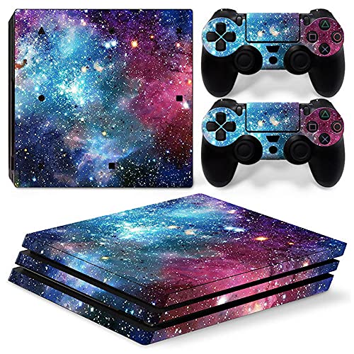 Handy Skin Aufkleber für Playstation 4 Pro - Blue Galaxy PS4 Pro Konsole & Controller Skins Vinyl Sticker Sticker Sticker Sticker Cover von TAIFOND