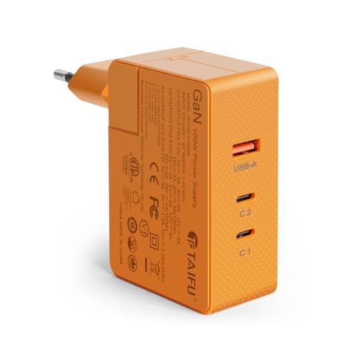 TAIFU USB C Netzteil für Apple-Watch 10 9 8 SE Ultra 2 Acer HP Dell MSI Surface Pro Laptop Charger C Port Adapter Charger für M3 M2 MacBook Pro Air Asus LG Gram Razer Samsung Chromebook 100W Ladegerät von TAIFU