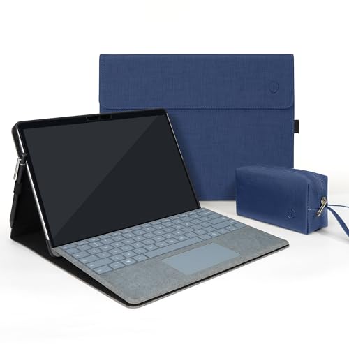 TAIKESEN 13 Zoll Microsoft Surface Hülle für Pro 11/10/9, verstellbare Oberfläche Ständer Unterstützung, entworfen für Surface 11th Edition AI 2024, kompatibel mit Type Cover Tastatur Blau (Blau) TAIKESEN 13 Zoll Microsoft Surface Hülle für Pro 11/10/9, verstellbare Oberfläche Ständer Unterstützung, entworfen für Surface 11th Edition AI 2024, kompatibel mit Type Cover Tastatur Blau (Blau) von TAIKESEN