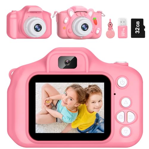 TAIKOUL Kinder Kamera, 2.0'' Display Fotoapparat Digitalkamera, Geschenke für 3 4 5 6 7 8-12Jahre mädchen und Jungen (Lila) von TAIKOUL