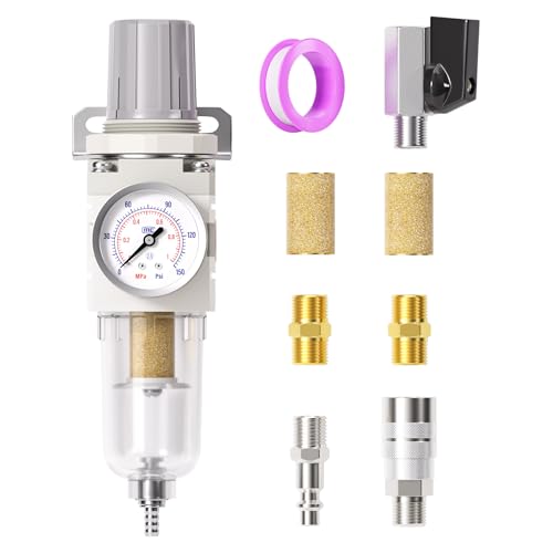 TAILONZ NEUMATIC 1/4 Zoll NPT Filter 5 Mikron Kupfer (mit fester Halterung) von TAILONZ PNEUMATIC
