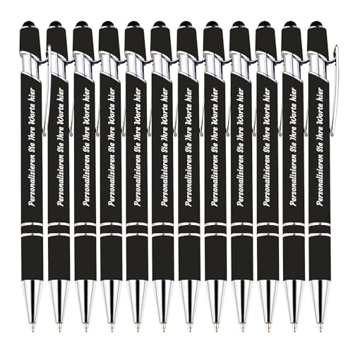 TAISGONGBY Benutzerdefinierte Stift, 252 Packungen personalisierte Stift mit Namen, Soft-Touch-Kugelschreiber, beste Stift für Weihnachten, Graduierung, Jubiläum, Büro, glattes Schreiben TAISGONGBY Benutzerdefinierte Stift, 252 Packungen personalisierte Stift mit Namen, Soft-Touch-Kugelschreiber, beste Stift für Weihnachten, Graduierung, Jubiläum, Büro, glattes Schreiben von TAISGONGBY