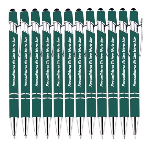 TAISGONGBY Personalisierte Kugelschreiber mit Gravur und Stylus-Spitze, 0,5 mm Kugelschreiber mit individueller Namensgravur, perfekt für Jubiläen, Geburtstage, Abschlussfeier, Büro, 216er-Pack TAISGONGBY Personalisierte Kugelschreiber mit Gravur und Stylus-Spitze, 0,5 mm Kugelschreiber mit individueller Namensgravur, perfekt für Jubiläen, Geburtstage, Abschlussfeier, Büro, 216er-Pack von TAISGONGBY