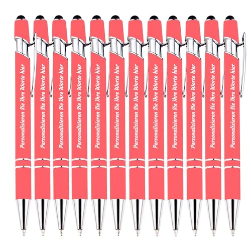 TAISGONGBY Personalisierte Kugelschreiber mit gravierbarem Logonamen, individuelle Stiftgeschenke fürs Büro, Abschlussfeier, Geburtstag, Frauen, Männer, Studenten, 156er-Pack von TAISGONGBY