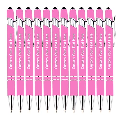 TAISGONGBY Personalisierter Füllfederhalter mit Namen, 12 individuelle Touch-Kugelstifte, perfekt für Firmengeschenke, Abschlussfeiern, Geburtstag, Weihnachten und reibungsloses Schreiben TAISGONGBY Personalisierter Füllfederhalter mit Namen, 12 individuelle Touch-Kugelstifte, perfekt für Firmengeschenke, Abschlussfeiern, Geburtstag, Weihnachten und reibungsloses Schreiben von TAISGONGBY