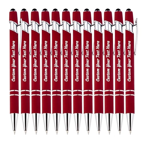 TAISGONGBY Personalisierter Füllfederhalter mit Namen, 12 individuelle Touch-Kugelstifte, perfekt für Firmengeschenke, Abschlussfeiern, Geburtstag, Weihnachten und reibungsloses Schreiben TAISGONGBY Personalisierter Füllfederhalter mit Namen, 12 individuelle Touch-Kugelstifte, perfekt für Firmengeschenke, Abschlussfeiern, Geburtstag, Weihnachten und reibungsloses Schreiben von TAISGONGBY