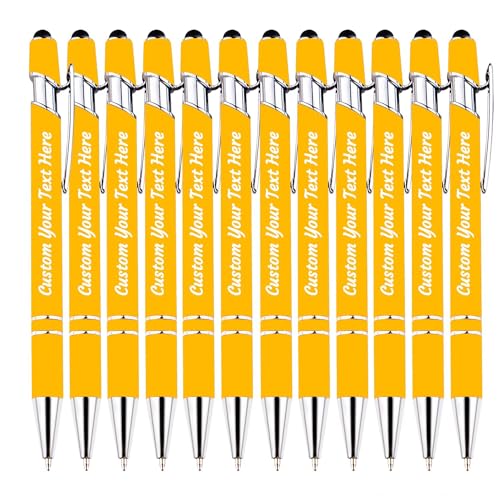 TAISGONGBY Personalisierter Füllfederhalter mit Namen, 12 individuelle Touch-Kugelstifte, perfekt für Firmengeschenke, Abschlussfeiern, Geburtstag, Weihnachten und reibungsloses Schreiben TAISGONGBY Personalisierter Füllfederhalter mit Namen, 12 individuelle Touch-Kugelstifte, perfekt für Firmengeschenke, Abschlussfeiern, Geburtstag, Weihnachten und reibungsloses Schreiben von TAISGONGBY