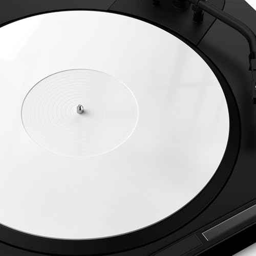 Turntable Mat Record Platter Slipmat: Acrylic Record Player Platter Vinyl Slipmat for Turntables Antistatic Tighter & Defined Bass, White Turntable Mat Record Platter Slipmat: Acrylic Record Player Platter Vinyl Slipmat for Turntables Antistatic Tighter & Defined Bass, White von TAKMORK