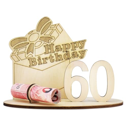 TAKULA Geschenk Geburtstag Geldgeschenke Verpackung-Geldkarte Geburtstag,Geschenk Ideen-Geschenk zum 60 Geburtstag,Geschenk Geburtstag|60 TAKULA Geschenk Geburtstag Geldgeschenke Verpackung-Geldkarte Geburtstag,Geschenk Ideen-Geschenk zum 60 Geburtstag,Geschenk Geburtstag|60 von TAKULA