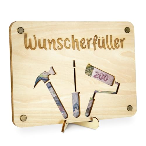TAKULA Handwerker Geschenke Werkzeug Geschenk,Wunscherfüller Geldgeschenk Lustige Männergeschenke Geburtstagskarte Mann|Wunscherfüller von TAKULA