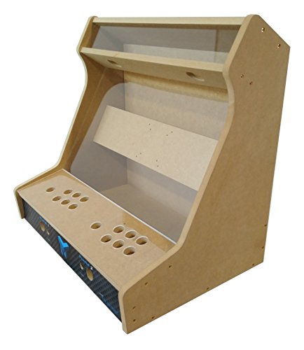 TALENTEC Freizeitmöbel-Set, 24 Zoll, MDF-Holz + Acryl-Plexiglas, 30 mm Löcher für Joysticks und Knöpfe. von TALENTEC