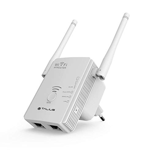TALIUS Router/Repeater/AP 300Mb 2 Antennen REP-3002-ANT Netzwerk-Repeater (Network Repeater, 300Mbps, 10,100Mbps, 10/1001356), 1356g, Wi-Fi 4 (802.11n), 300 MBit/s von TALIUS
