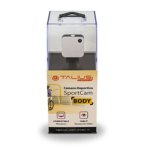 TALIUS SPORTCAM Body 1080P CÁMARA Deportiva WiFi Blanca von TALIUS