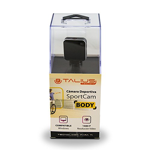 TALIUS SPORTCAM Body CÁMARA Deportiva 1080P WiFi Negra von TALIUS