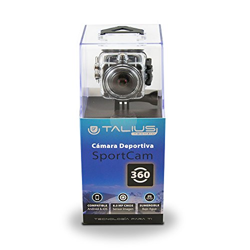 TALIUS SportCam 360 Sportkamera, Schwarz von TALIUS