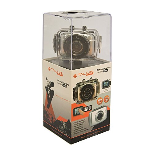 TALIUS sportcam720p – Sports Camera, Battery 440 mAh, Silver von TALIUS