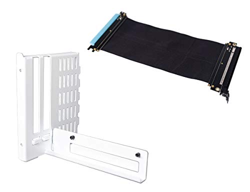 Talius Vertikaler VGA-Riser-Adapter für Cronos/Zeus Gehäuse (PCI-E 3.0 weiß) von TALIUS