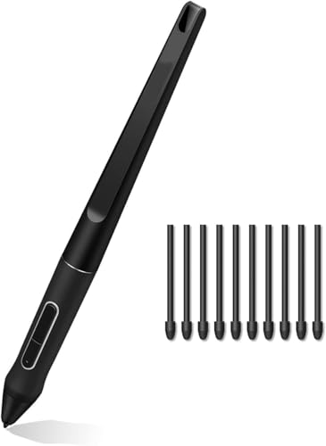 Stylus Digital Pen mit 10 Federn für Huion PW517 Kamvas 13, Kamvas 22 Plus, Kamvas 22, Kamvas Pro 24 Zeichnungsmonitor, 8192 Druckstift Batteriefrei Stylus Digital Pen mit 10 Federn für Huion PW517 Kamvas 13, Kamvas 22 Plus, Kamvas 22, Kamvas Pro 24 Zeichnungsmonitor, 8192 Druckstift Batteriefrei von TALTAW