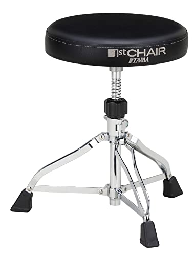 TAMA 1St Chair Schlagzeug Hocker - mit runder Sitzfläche und tieferem Stativ geeignet für Kinder (HT230LOW) von TAMA