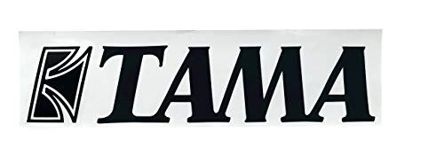 TAMA Logo Aufkleber Schwarz Large - (TLS100BK) von TAMA