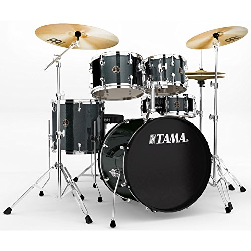 Tama RM50YH6-CCM Rhythm Mate Schlagzeug Set (5-teilig) mit 50,8 cm (20 Zoll) Bassdrum inkl. dreiteiligem Beckenset/6-teiliger Hardware charcoal mist von TAMA