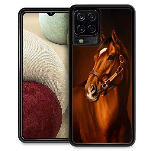 TAMEFOX Kompatibel mit Samsung Galaxy A12 4G Hülle, Pferd, schlank, weich, stoßfest, Schutzhülle für Samsung Galaxy A12 4G/A12 Nacho von TAMEFOX