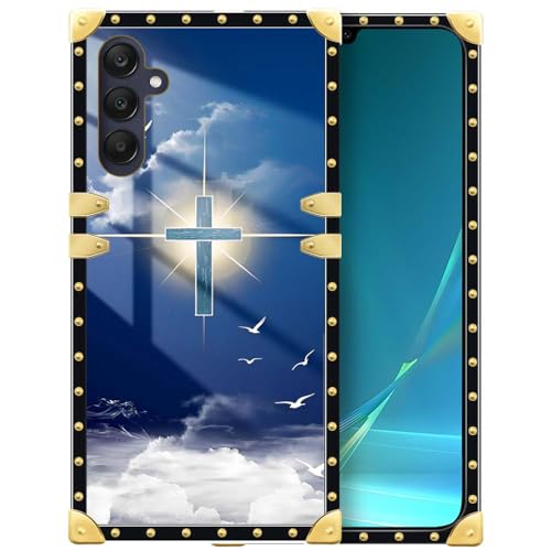 TAMEFOX Kompatibel mit Samsung Galaxy A25 5G Hülle, christliches Jesus-Muster für Damen und Mädchen, exquisite Muster, weiches TPU, stoßfest, Schutzhülle für Samsung Galaxy A25 5G TAMEFOX Kompatibel mit Samsung Galaxy A25 5G Hülle, christliches Jesus-Muster für Damen und Mädchen, exquisite Muster, weiches TPU, stoßfest, Schutzhülle für Samsung Galaxy A25 5G von TAMEFOX