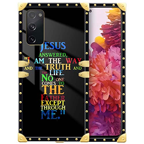TAMEFOX Kompatibel mit Samsung Galaxy S20 FE Hülle, Christus Bibel Kreuz Jesus Grafik weiches TPU stoßfest Schutzhülle für Samsung Galaxy S20 FE 6,5 Zoll TAMEFOX Kompatibel mit Samsung Galaxy S20 FE Hülle, Christus Bibel Kreuz Jesus Grafik weiches TPU stoßfest Schutzhülle für Samsung Galaxy S20 FE 6,5 Zoll von TAMEFOX