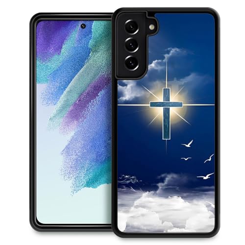 TAMEFOX Kompatibel mit Samsung Galaxy S22 Hülle, christlicher Glaube, dünn, weich, stoßfest, TPU, Schutzhülle für Samsung Galaxy S22 15,5 cm (6,1 Zoll) von TAMEFOX