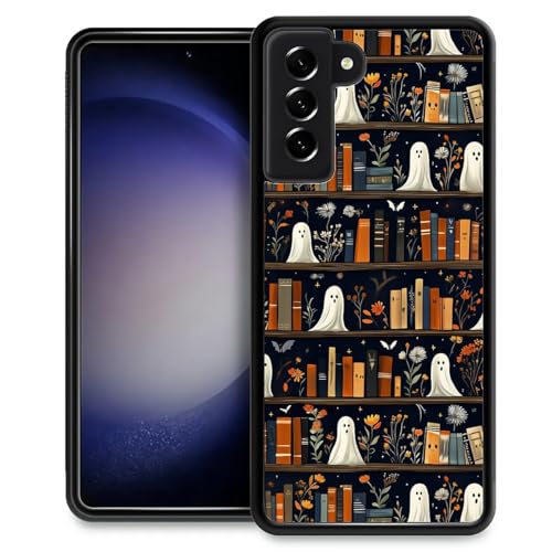 TAMEFOX Kompatibel mit Samsung Galaxy S23 Plus, Halloween-Grimoire-Geist, schlanke, weiche, stoßfeste TPU-Schutzhülle für Samsung Galaxy S23 Plus von TAMEFOX