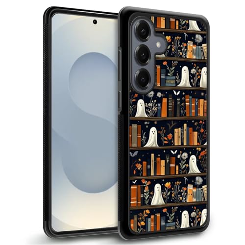 TAMEFOX Kompatibel mit Samsung Galaxy S25+ Plus, Halloween-Grimoire-Geister-Hülle, dünn, weich, stoßfest, TPU-Schutzhülle für Samsung Galaxy S25+ Plus 17 cm (6,7 Zoll) von TAMEFOX