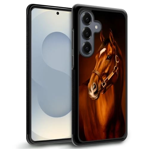 TAMEFOX Kompatibel mit Samsung Galaxy S25+ Plus, Pferdehülle, dünn, weich, stoßfest, TPU-Schutzhülle für Samsung Galaxy S25+ Plus 6,7 Zoll von TAMEFOX