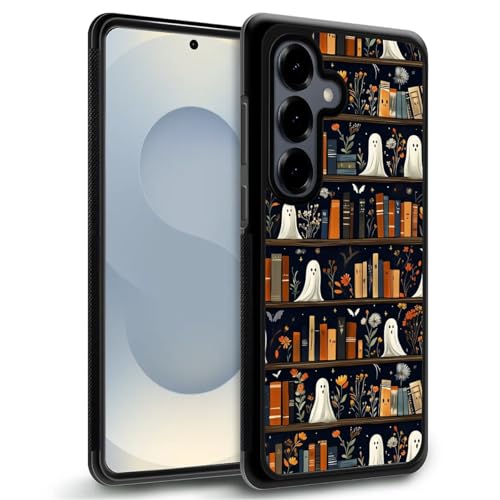 TAMEFOX Kompatibel mit Samsung Galaxy S25 Hülle, Halloween Grimoire Ghost Hülle, dünn, weich, stoßfest, TPU-Schutzhülle für Samsung Galaxy S25 15,7 cm (6,2 Zoll) von TAMEFOX