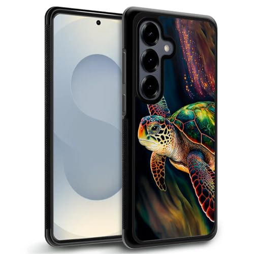 TAMEFOX Kompatibel mit Samsung Galaxy S25 Hülle, Meeresschildkröte, dünn, weich, stoßfest, TPU-Schutzhülle für Samsung Galaxy S25 15,7 cm (6,2 Zoll) von TAMEFOX