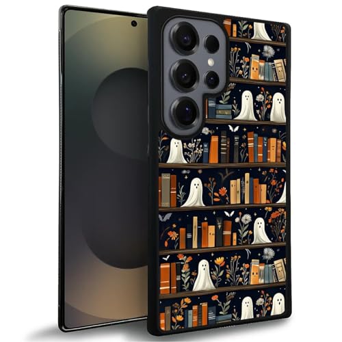 TAMEFOX Kompatibel mit Samsung Galaxy S25 Ultra, Halloween-Grimoire-Geister-Hülle, dünn, weich, stoßfest, TPU-Schutzhülle für Samsung Galaxy S25 Ultra 17,5 cm (6,9 Zoll) von TAMEFOX