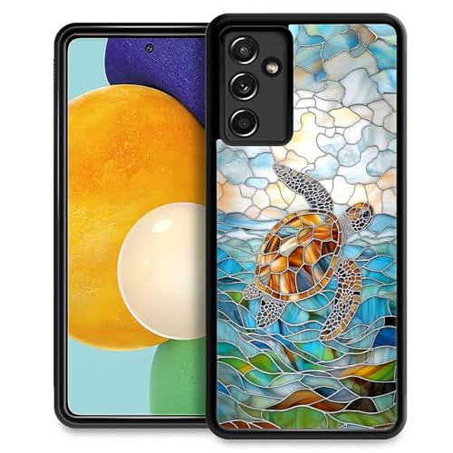 TAMEFOX Schutzhülle für Samsung Galaxy A14 5G, Motiv: Schildkröte, schlank, weich, stoßfest, TPU, für Samsung Galaxy A14 5G von TAMEFOX