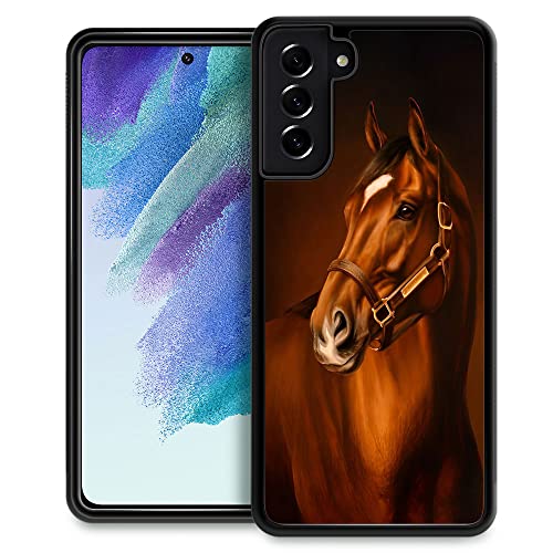 TAMEFOX Schutzhülle für Samsung Galaxy S22, Pferd, Galaxy S22, schlank, weich, stoßfest, für Damen, Mädchen, Jungen, Schutzhülle für Samsung Galaxy S22, 15,5 cm (6,1 Zoll) von TAMEFOX